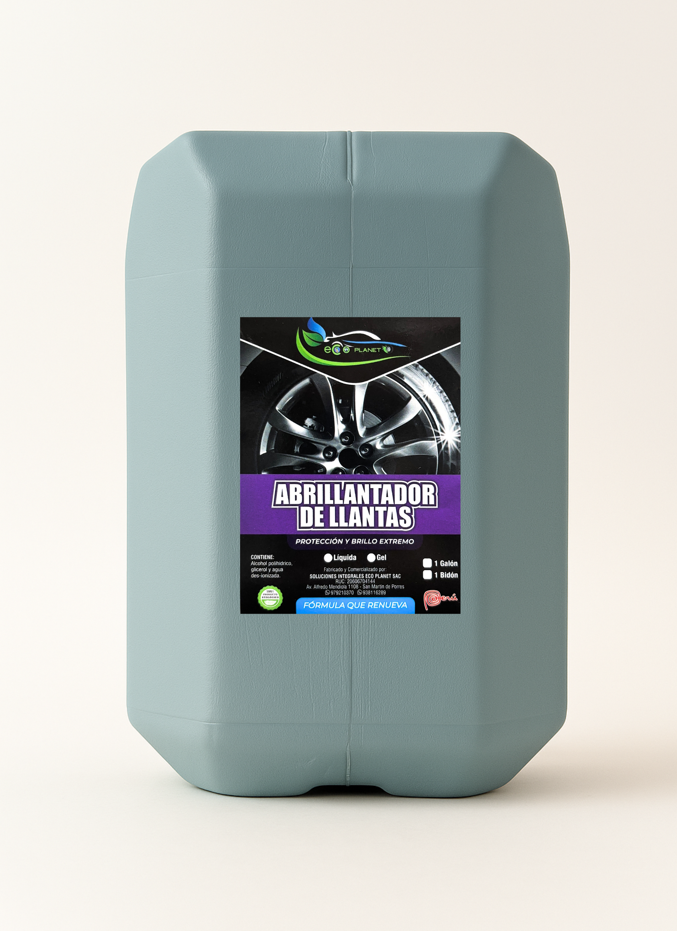 ABRILLANTADOR DE LLANTAS LIQUIDO 5GL