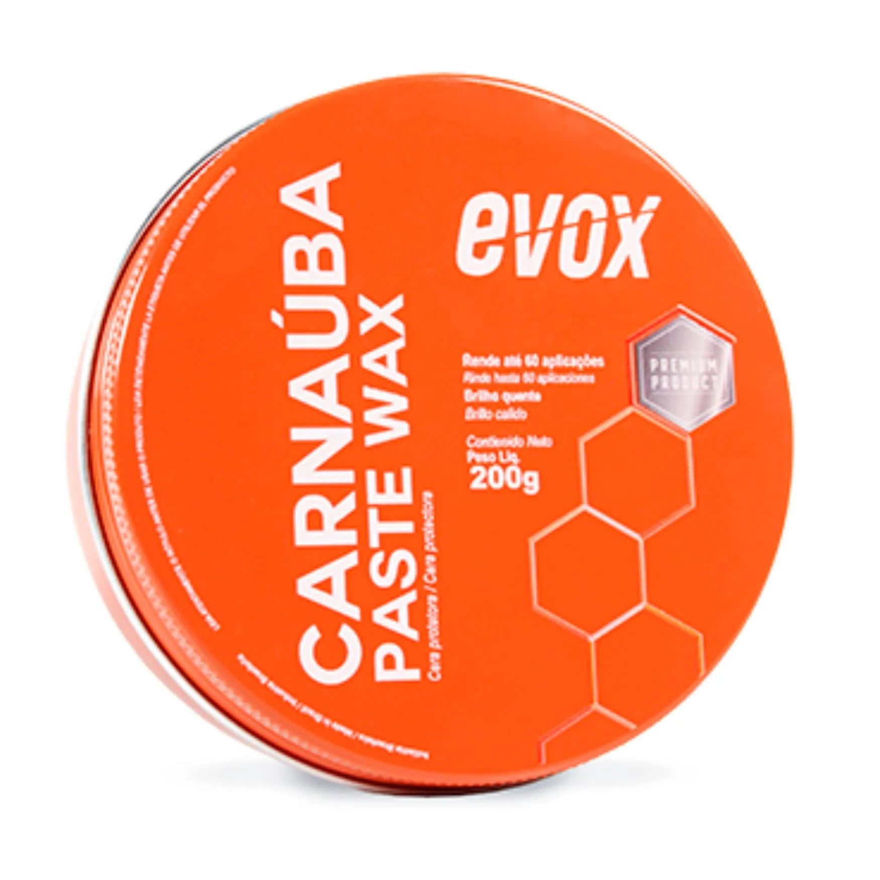 CERA CARNAUBA PASTE WAX EVOX 200grs - Ecoplanet