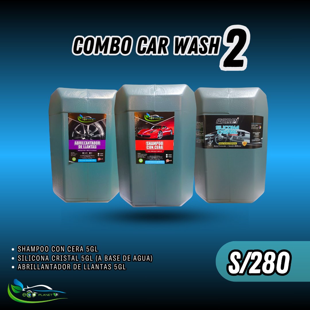 COMBO CAR WASH 5 GL - Ecoplanet